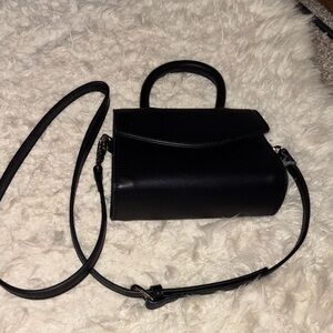 Faux leather envelope crossbody